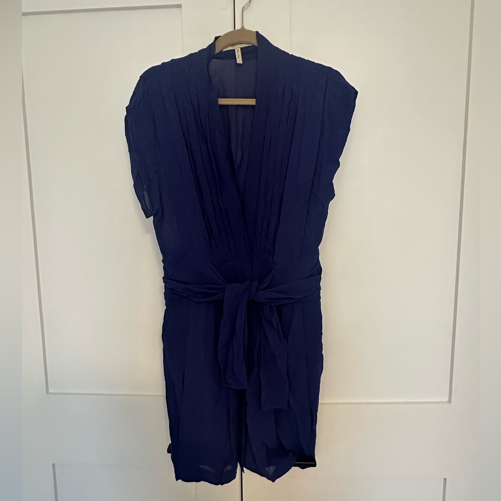BCBGMaxAzria Runway Deep Blue / Purple Dress